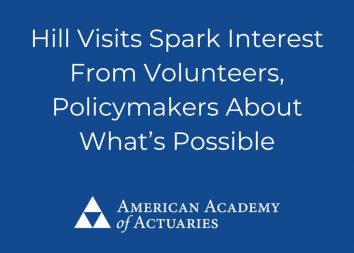 Hill Visits Spark Interest From Volunteers, Policymakers About What’s Possible